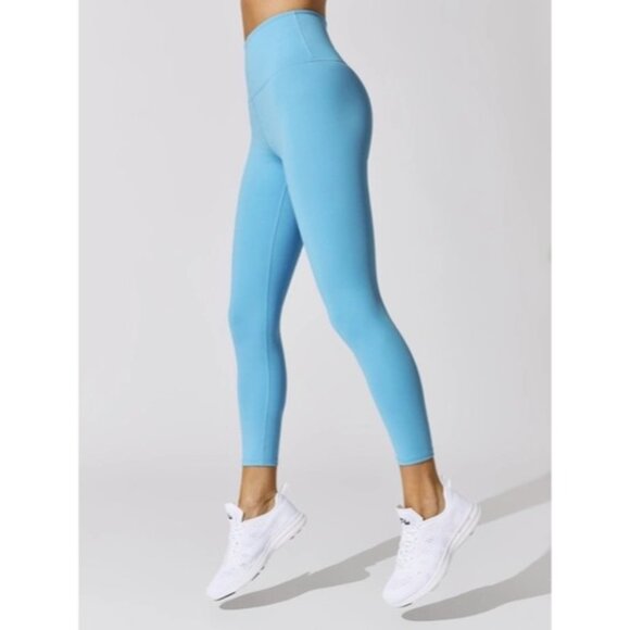 CARBON38 Size XS High Rise 7/8 Legging In Cloud Compression In Lake Blue - Picture 1 of 7